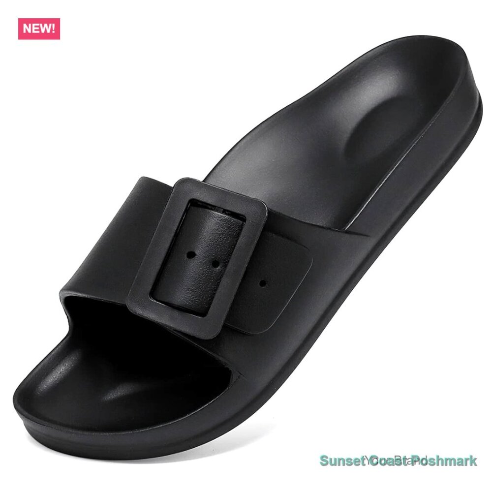 Women's Arch Support Pillow Soft Recovery Sandals Lightweight Slides